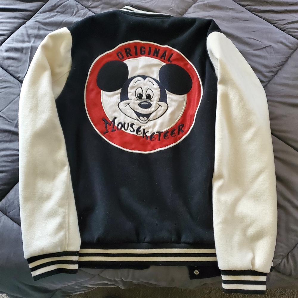 Disney, Mackey Mouse Jersey Bomber Jacket